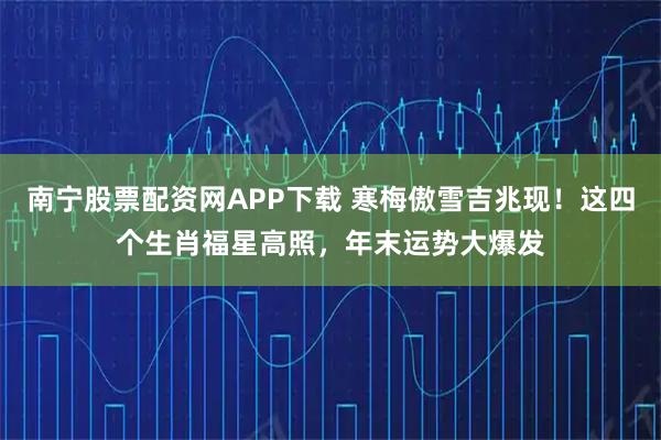 南宁股票配资网APP下载 寒梅傲雪吉兆现!这四个生肖福星高照,年末运势大爆发